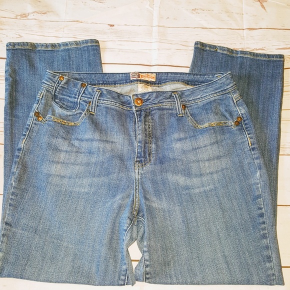 Faded Glory Denim - Faded Glory Stretch Blue Jeans Plus 18W